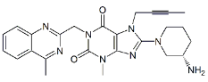 Linagliptin (S)-Isomer Impurity; Linagliptin (S)-Isomer; 8-[(3S)-3-Amino-1-piperidinyl]-7-(2-butyn-1-yl)-3,7-dihydro-3-methyl-1-[(4-methyl-2-quinazolinyl)methyl]-1H-purine-2,6-dione  (CAS: 668270-11-9)