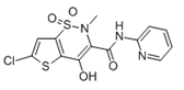 Lornoxicam; 6-Chloro-4-hydroxy-2-methyl-N-2-pyridinyl-2H-thieno[2,3-e]-1,2-thiazine-3-carboxamide 1,1-dioxide  (CAS: 70374-39-9)