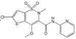 Lornoxicam Methyl Ester Impurity;  6-chloro-4-methoxy-2-methyl-N-(pyridin-2-yl)-2H-thieno [2,3-e][1,2]thiazine-3-carboxamide 1,1-dioxide  (CAS: 2469039-23-2)