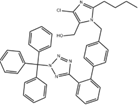 Losartan Impurity H; Losartan N2-Trityl Impurity;  N2-Trityl Losartan;  2-Butyl-4-chloro-1-[[2'-[2-(triphenylmethyl)-2H-tetrazol-5-yl][1,1'-biphenyl-4-yl]methyl]-1H-imidazole-5-methanol  (CAS: 133909-99-6)