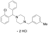 Meclizine ortho-Chloro Isomer (2HCl Salt); 1-(2-chloro-benzhydryl)-4-(3-methyl-benzyl)-piperazine; dihydrochloride  (CAS: 115291-60-6)