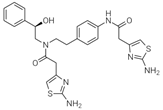MI5 Impurity-(Mirabegron); (R)-2-(2-aminothiazol-4-yl)-N-(4-(2-(2-aminothiazol-4-yl)ethanamido)phenethyl)-N-(2-hydroxy-2-phenylethyl)ethanamide  (CAS: 1684452-83-2)