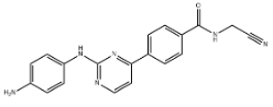 Momelotinib Metabolite M17; 4-(2-((4-aminophenyl)amino)pyrimidin-4-yl)-N-(cyanomethyl)benzamide	(CAS: 1841094-21-0)