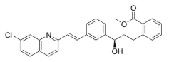 Montelukast (3R)-Hydroxy Benzoate; 2-[(3R)-(2-(7-Chloro-2-quinolinyl)-ethenyl-phenyl)-3-hydroxy-propyl)]-1-methoxycarbonylbenzene; Methyl [E]-2-[(3R)-[3-[2-(7-Chloro-2-quinolinyl)ethenyl]phenyl]-3-hydroxypropyl] benzoate  (CAS: 150026-72-5)