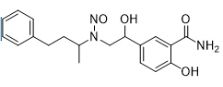 N-Nitroso-Labetalol; 2-hydroxy-5-(1-hydroxy-2-(nitroso(4-phenylbutan-2-yl)amino)ethyl)benzamide  (CAS: 2820170-74-7)