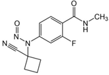 4-((1-cyanocyclobutyl)(nitroso)amino)-2-fluoro-N-methylbenzamide