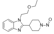 Bilastine Nitroso Impurity 2; 1-(2-ethoxyethyl)-2-(1-nitrosopiperidin-4-yl)benzimidazole  (CAS: 3112735-82-4)