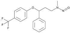 N-Nitroso-Fluoxetine; N-Methyl-N-(3-phenyl-3-(4-(trifluoromethyl)phenoxy)propyl)nitrous amide  (CAS: 150494-06-7)