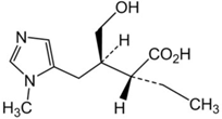 Pilocarpine Impurity C (Isopilocarpic Acid); (2R,3R)-2-Ethyl-4-hydroxy-3-[(1-methyl-1H-imidazol-5-yl)methyl]butanoic acid  (CAS: 34350-99-7 (Free acid); 101769-87-3 (Sodium salt))