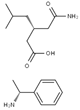 Pregabalin Stage -II; (R)-(-)-3-Carbamoylmethyl-5-methyl hexanoic acid-(R)-(+)-alpha-phenylethylamine salt  (CAS: 185815-61-6)