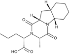 Perindopril EP Impurity C; Perindoprilat Lactam A; Perindopril (10aS)-Dione Acid; (2S)-2-[(3S,5aS,9aS,10aS)-3-Methyl-1,4-dioxodecahydropyrazino[1,2-a]indol-2(1H)-yl]pentanoic acid (CAS: 129970-99-6)