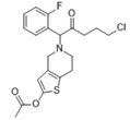 5-(5-chloro-1-(4-fluorophenyl)-2-oxopentyl)-4,5,6,7-tetrahydrothieno[3,2-c]pyridin-2-ylacetate hydrochloride(or) CATP hydrochloride Impurity  (CAS: 1056459-37-0)
