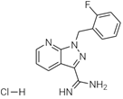Riociguat KSM-I; 1-(2-Fluorobenz yl)-1H-pyrazolo[3,4-b]pyridine-3-carboximidamide hydrochloride   (CAS: 256499-19-1)
