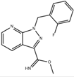 methyl 1‑(2‑fluorobenzyl)‑1H‑pyrazolo[3,4‑b]pyridine‑3‑carbimidate  (CAS: 304874-06-4)