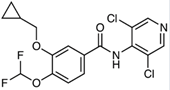 Roflumilast; 3-(Cyclopropylmethoxy)-N-(3,5-dichloropyridin-4-yl)-4-(difluoromethoxy)benzamide  (CAS: 162401-32-3)