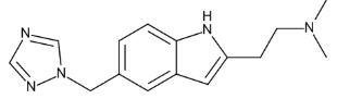 Rizatriptan EP Impurity C; Iso Rizatriptan; N,N-Dimethyl-2-[5-(1H-1,2,4-triazol-1-ylmethyl)-1Hindol-2-yl]ethanamine   (CAS: 208941-96-2)