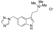 Rizatriptan N,N,N-Trimethylethanammonium Chloride; N,N,N-Trimethyl-5-(1H-1,2,4-triazol-1-ylmethyl)-1H-indole-3-ethanaminium  (CAS: 1030849-63-8)