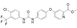 Sorafenib Carboxylic Acid Methyl Ester; 4-[4-[[[[4-Chloro-3-(trifluoromethyl)phenyl]amino]carbonyl]amino]phenoxy]-2-pyridinecarboxylic-acid methyl ester (CAS: 573673-43-5)