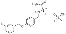Safinamide methane sulphonate  (CAS: 202825-46-5)