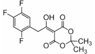 5-(1-hydroxy-2-(2,4,5-trifluorophenyl)ethylidene)-2,2-dimethyl-1,3-dioxane-4,6-dione  (CAS: 764667-64-3)