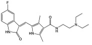 Sunitinib (Base);  N-[2-(Diethylamino)ethyl]-5-[(Z)-(5-fluoro-1,2-dihydro-2-oxo-3H-indol-3-ylidene)methyl]-2,4-dimethyl-1H-pyrrole-3-carboxamide;  557795-19-4