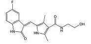 (Z)-5-((5-Fluoro-2-oxoindolin-3-ylidene)methyl)-N-(2-hydroxyethyl)-2,4-dimethyl-1H-pyrrole-3-carboxamide; Sunitinib Impurity 3;  2170562-55-5