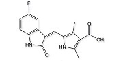 (Z)-5-((5-Fluoro-2-oxoindolin-3-ylidene)methyl)-2,4-dimethyl-1H-pyrrole-3-carboxylic acid; Sunitinib Impurity 5; 356068-93-4
