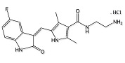 Sunitinib N,N-Didesethyl Impurity; N,N-Didesethyl Sunitinib HCl ; N-(2-Aminoethyl)-5-[(Z)-(5-fluoro-1,2-dihydro-2-oxo-3H-indol-3-ylidene) methyl]-2,4-dimethyl-1H-pyrrole-3-carboxamide HCl; 1217216-61-9