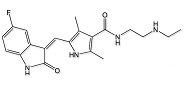 Sunitinib N-Desethyl Impurity; N-Desethyl Sunitinib ;N-(2-Ethylaminoethyl)-5-[(Z)-(5-fluoro-1,2-dihydro-2-oxo-3H-indol-3-ylidene) methyl]-2,4-dimethyl-1H-pyrrole-3-carboxamide; 356068-97-8