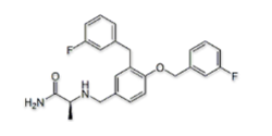 Safinamide Mesylate Dimer Impurity ; (S)-2-[(3-3-fluorobenzyl)-4-(3-fluorobenzyl)oxy)benzyl)amino]propanamide | 1000370-27-3