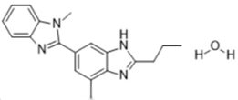 Telmisartan Impurity; 1,7'-dimethyl-2'-propyl-1H,3'H-2,5'-bibenzo[d]imidazole hydrate  (CAS: 1282554-35-1)