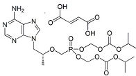 Tenofovir Disoproxil Fumarate ; 5-[[(1R)-2-(6-Amino-9H-purin-9-yl)-1-methylethoxy]methyl]-2,4,6,8-tetraoxa-5-phosphanonanedioic acid 1,9-bis(1-methylethyl) ester 5-oxide (2E)-2-butenedioate   |  202138-50-9 