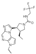 N-Ethyl Upadacitinib; (3S,4R)-3-ethyl-4-(3-ethyl-3H-imidazo[1,2-a]pyrrolo[2,3-e]pyrazin-8-yl)-N-(2,2,2-trifluoroethyl)pyrrolidine-1-carboxamide  (CAS: 3112301-96-6)