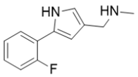 1-(5-(2-fluorophenyl)-1H-pyrrol-3-yl)-N-methylmethanamine  (CAS: 1610043-62-3)