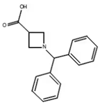 1-benzhydrylazetidine-3-carboxylic acid; 1-(Diphenylmethyl)azetidine-3-carboxylic Acid/ (CAS: 36476-87-6)