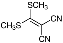 2-(Bis(methylthio)methylene)malononitrile; 1,1-Dicyano-2,2-bis(methylthio)ethene; 2-[Bis(methylsulfanyl)methylidene]propanedinitrile; [2-Cyano-3,3-di(methylthio)]acrylonitrile/ (CAS: 5147-80-8)
