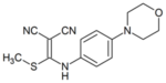 2-((Methylthio)((4-morpholinophenyl)amino)methylene)malononitrile (CAS: 824397-59-3)