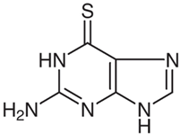 6-Thioguanine; 2-Amino-6-mercaptopurine; 6-Mercaptoguanine  (CAS: 154-42-7)