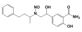 N-Nitroso Labetolol; 2-hydroxy-5-(1-hydroxy-2-(nitroso(4-phenylbutan-2-yl)amino)ethyl)benzamide