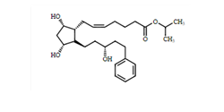 Latanoprost ; isopropyl (Z)-7-((1R,2R,3R,5S)-3,5-dihydroxy-2-((R)-3-hydroxy-5-phenylpentyl)cyclopentyl)hept-5-enoate