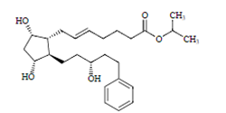 Latanoprost Related Compound A; 5,6-trans-Latanoprost; (Isopropyl (E)-7-[(1R,2R,3R,5S)-3,5-dihydroxy-2-[(3R)-3-hydroxy-5-phenylpentyl]cyclopentyl]-5-heptenoate)|913258-34-1