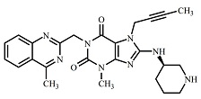 Linagliptin Regio-isomer; (R)-7-(but-2-yn-1-yl)-3-methyl-1-((4-methylquinazolin-2-yl)methyl)-8-(piperidin-3-ylamino)-3,7-dihydro-1H-purine-2,6-dione; 1446263-38-2