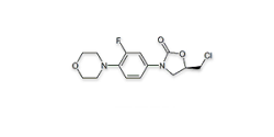 Linezolid Impurity B; (R)-5-(Chloromethyl)-3-(3-fluoro-4-morpholinophenyl)oxazolidin-2-one | 496031-57-3