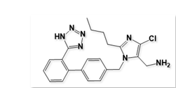 Losartan Amine Impurity, ; (1-((2'-(1H-tetrazol-5-yl)-[1,1'-biphenyl]-4-yl)methyl)-2-butyl-4-chloro-1H-imidazol-5-yl)methanamine | 141949-89-5