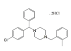 Meclizine USP RC B ;Meclizine USP Related Compound B ;Isomeclizine Dihydrochloride ; Meclizine ortho-Methyl Isomer Dihydrochloride ; 1-[(4-Chlorophenyl)(phenyl)methyl]-4-(2-methylbenzyl)piperazine dihydrochloride