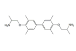 Mexiletine EP Impurity C ; Mexiletine Dimer ; 1,1'-[(3,3',5,5'-tetramethylbiphenyl-4,4'-diyl)bisoxy]-dipropan-2-amine   |  2059988-38-2