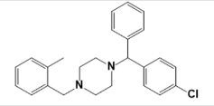 Meclizine related compound-B ;Isomeclizine ; Meclizine ortho-Methyl Isomer ; 1-[(4-Chlorophenyl)(phenyl)methyl]-4-(2-methylbenzyl)piperazine