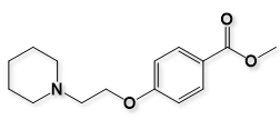 Methyl 4-(2-piperidin-1-ylethoxy)benzoate; methyl 4-(2-piperidin-1-ylethoxy)benzoate|89407-97-6
