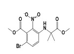Methyl 6-bromo-3-[(2-methoxy-1,1-dimethyl-2-oxoethyl)amino]-2-nitrobenzoate/810696-50-5