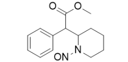 Methylphenidate Nitroso impurity ;Methylphenidate Nitroso impurity methyl 2-(1-nitrosopiperidin-2-yl)-2-phenylacetate